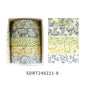 5 Rolls/set Aesthetics Floral Decorative Adhesive Tape Flower Washi Tape DIY Scrapbooking Material Sticker Label Stationery