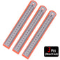 10P 15-30cm Stainless Steel Metal Straight Ruler Precision Double Sided Precision Measuring Tool Scale Metric Ruler Accessories