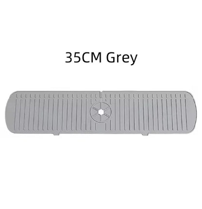 Silicone Tap Mat,Sink Splash Guard,Kitchen Tap Silicone Drain Mat, Silicone Tap Handle Drip Catcher Tray, Tap Mat for Kitchen
