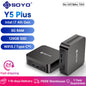 SOYO Y5 Plus Mini PC Intel Core i7 4th Gen CPU with Windows 11 Pro, 8GB RAM, 128GB M.2 SSD, Supports Dual 4K Displays via USB-C, Ideal for Office and Business