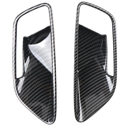 For Ford Puma 2019-2025 Car Inner Door Handle Cover Trim Decor Overlay ABS Carbon Fiber Style Interior Accessories 4PCS
