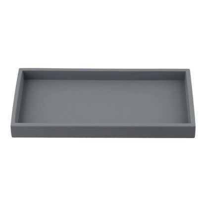 Bathroom Counter Tray Silicone Bathroom Vanity Tray Soap Dispenser Tray Countertop Storage For Dressing Tables