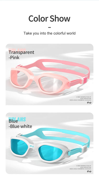COPOZZ Professional HD Swimming Goggles Anti-Fog UV Protection Adjustable Swimming Glasses Silicone Water Glass For Men and Wome