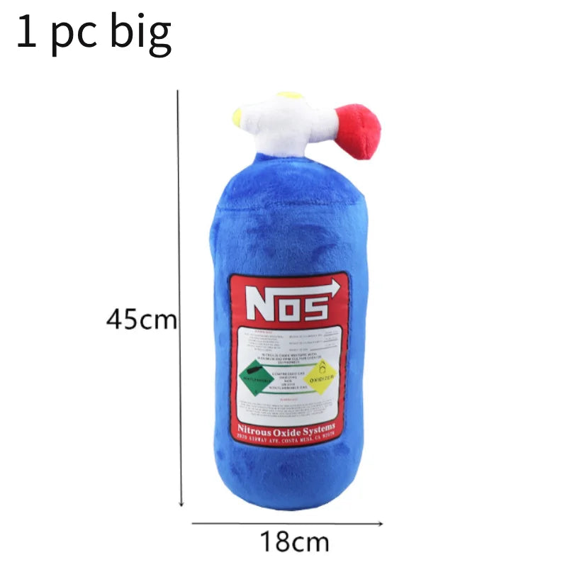 New Car Neck Pillow Car Headrest for Driver Front NOS Nitrous Oxide Bottle Car Decor Headrest Cushion Plush Pillow Auto Parts
