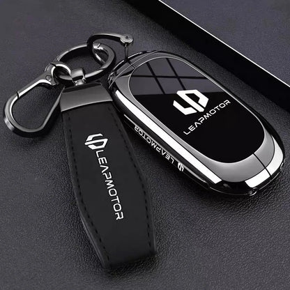Car Zinc Alloy TPU NFC Card Key Cases Holder Cover Chain For Leapmotor C16 C11 C10 C01 B10 T03 S01 Car Accessories Styling
