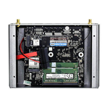 Topton Fanless Gaming Mini PC AMD Ryzen 7 7730U R9 4950U 5625U 4500U Office PC Dual LAN 2*HDMI NVMe DDR4 Firewall Computer WiFi6