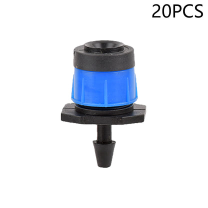 20/50 PCS Garden Micro Watering Sprinklers 360 Degrees Rotating Nozzle Mini Spraying 4/7mm Hose for Flower Garden Greenhouse