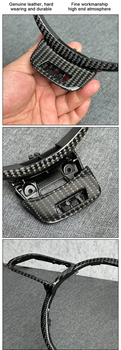 For Audi A4 B8 A3 8V Steering Wheel carbon fibre Frame Assembly Accessories