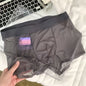New Men Boxer Transparent Lightweight Men Underwear Elastic Mid-Waist U-Convex Thin Perspective Shorts Briefs Seamless Panties