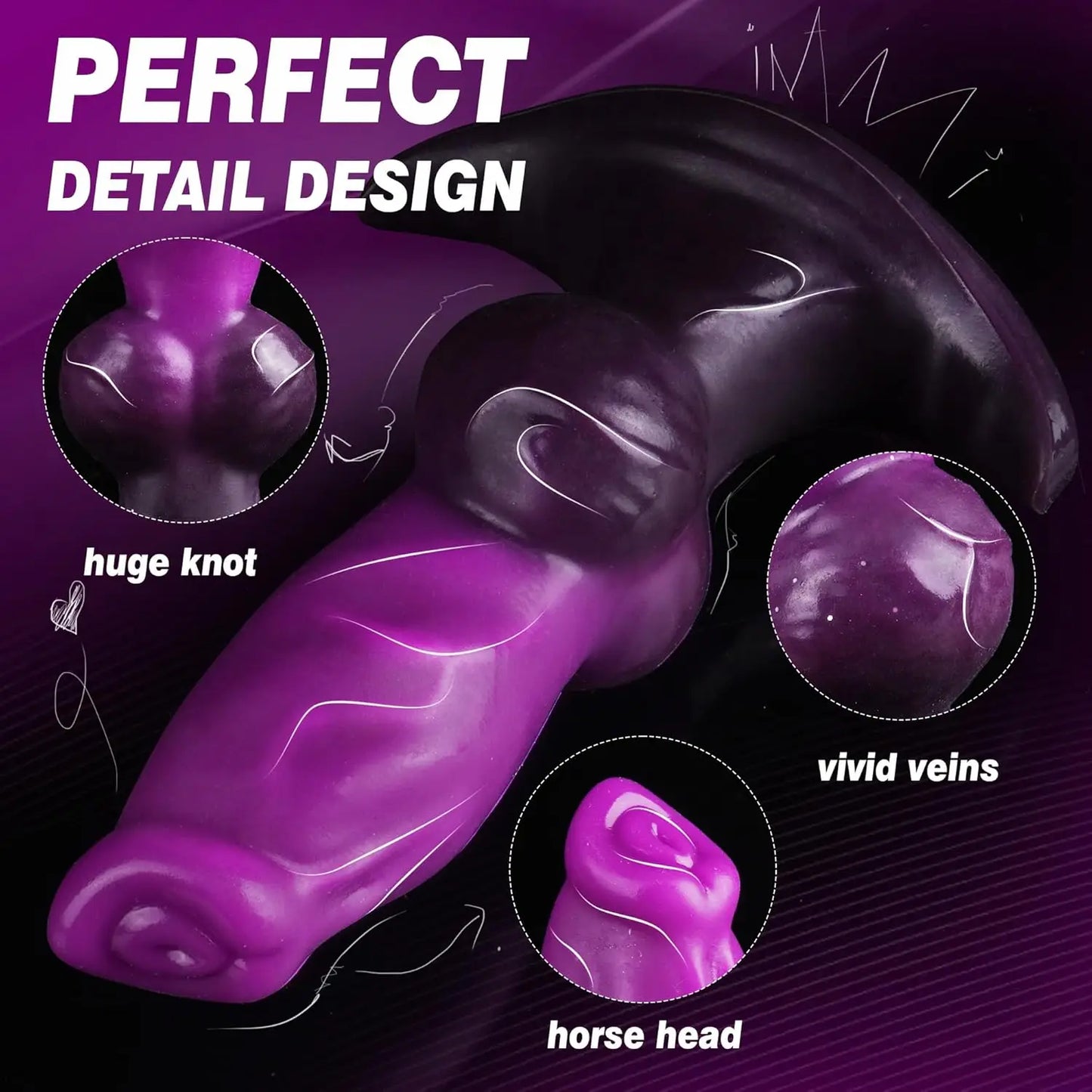 New Inflatable Animal Penis Anal Plug Vagina Anus Dilator Silicone Butt Plug Inflatable Anal Plug Expandable Butt Dilator SexToy