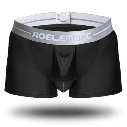 Bullet separate underwear Men's ventilated summer dry underpants Ice silk bag ice healthy boxers