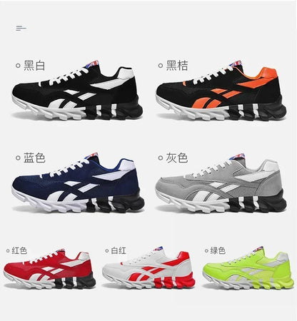 Brand Trend Size 38-48 Men's Wear-resistant Cushioning Thick-soled Fitness Sneakers Outdoor Breathable Running Shoes for Men