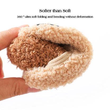 Winter Infant Floor Socks Soft Bottom Anti-slip Newborn Learning Walking Shoes Cute Cartoon Bear Baby Boat Sock Kids Footwear