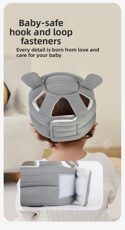 Baby Walking 360 Head Protection and Anti Fall Hat Children's Anti-collision Breathable Baby First Walking Head Protection Pad