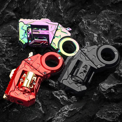Stress Relief Toy Pistol Guns Eject Fidget Roller Paragraph Ring Mechanical Slider Multi-functional Sensory Toys Anti Anxiety