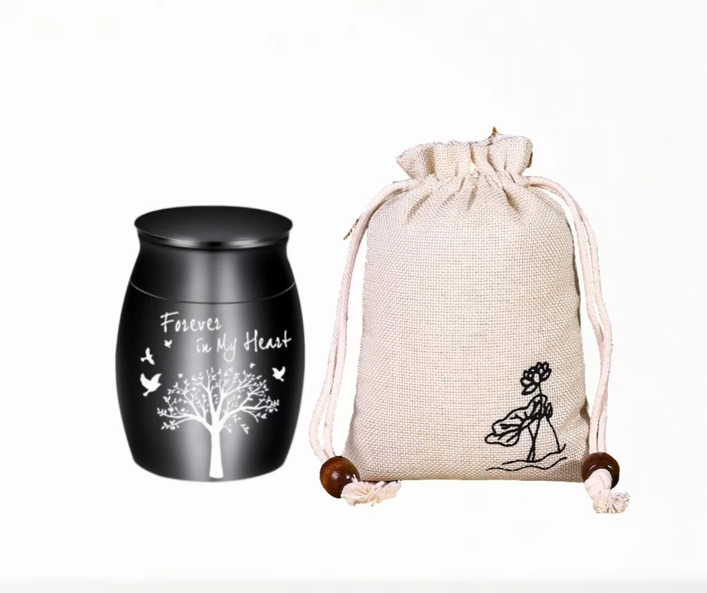 Hot Sale 7 Colors Tree of Life Design Cremation Urn Pet Memorials and Gifts Mini Made of Aluminum Alloy Urns