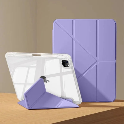 For iPad Air 5th 6th 12th 11th iPad Pro 11 12.9 13 Air 11 M4 10th Gen 10.9 10.2 9th 8th 9.7 Mini 7 6 Smart Case with Pen Holder