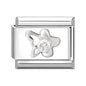 New Shiny Zircon Heart Butterfly Flower Star Bow Italian Charm Links Fit 9MM Stainless Steel Bracelet Girls' DIY Making Gift