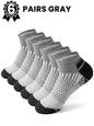 12Pairs High Qualit Athletic Socks Men's Ankle Socks Running Cyclling Waist Honeycomb Design And Firm Sports Leisure Socks Gifts