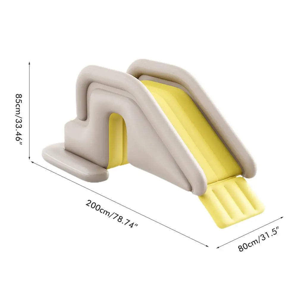 Inflatable Water Slide Compact Inflatable Climbing Wall Water Slide Park Outdoor Summer Fun for Kids Inflatable Slide