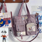 Nylon Waterproof Canvas Women Handbags Shoulder Bag Japanese Ladies Messenger Bag Student School Crossbody Bags for Girl Satchel
