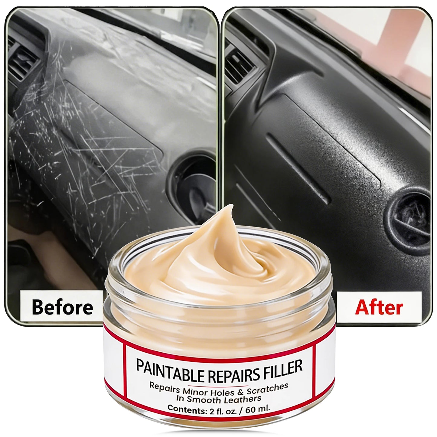 Multi-Purpose Leather and Plastic Care Polish, Suitable for Both Car Interiors and Home Use