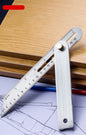 Woodworking Measuring Ruler Stainless Steel Drawing Aid Carpentry Tool Woodworking Ruler For Carpenters Craftsmen Homeowners