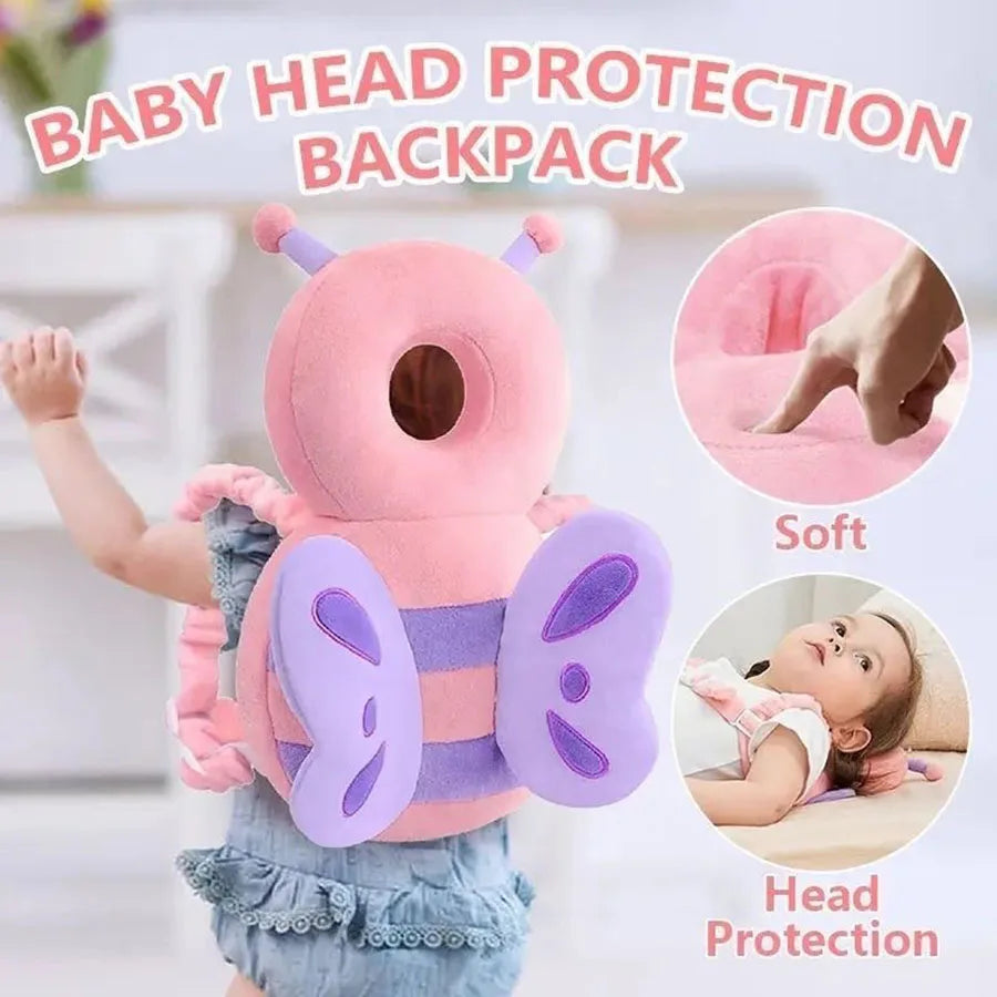 Head Protection Baby Head Protector Backpack PP Cotton Filling Toddler Crawling Walking Safety Cushion Newborn Boy Girl Room