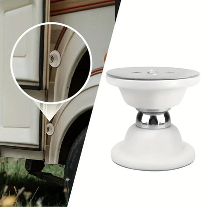 Magnetic Door Stopper Holder Free-punch Kitchen Door Stop Silicone  Anti Collision Windproof Household  Accessories Retainer