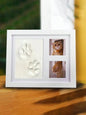 Pet Paw Print Photo Frame Dog Cat Footprints Commemorative Mud Table Photo Frame Baby Hand and Foot Print Photo Frame