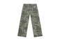2025 Four Seasons Men's Youth Popular Multi color Pattern Camouflage Pants Basic Versatile Straight Wash Casual Cowboy Pants