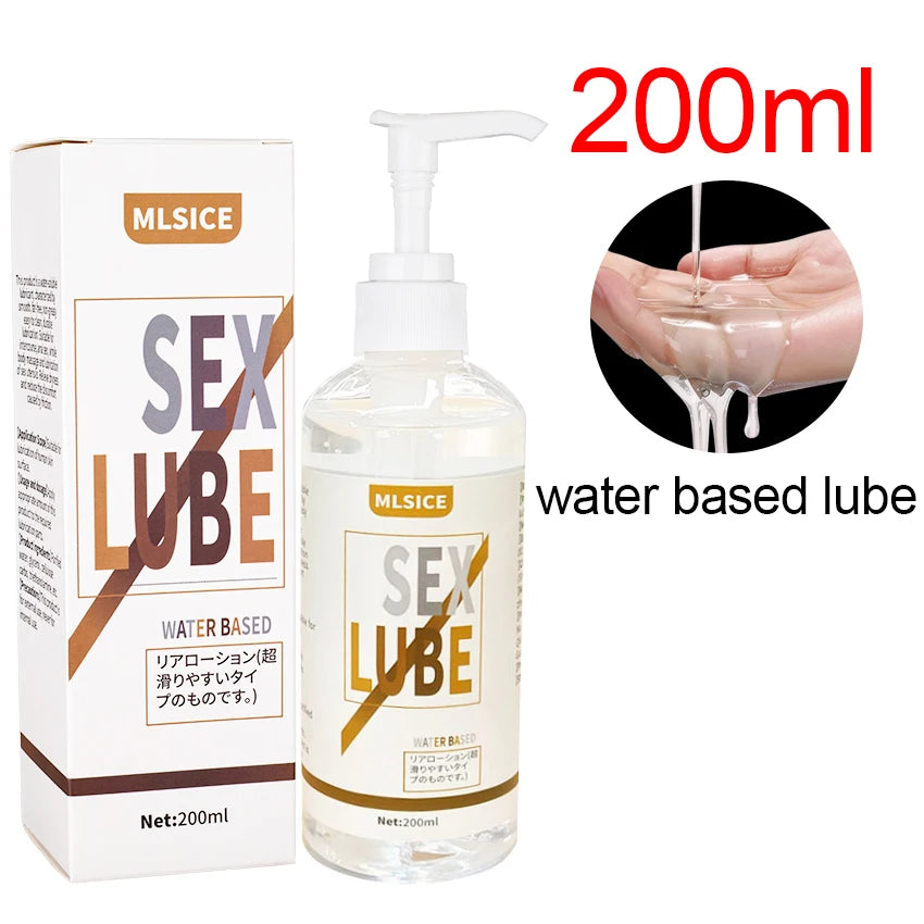 200ml Lubricant For Sex Semen Lube Vagina Man Anal Gay Personal Lubrication Intimate Sexual Water Based Gel Adult Products Shop