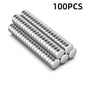 100 Piece 6x2mm Strong Round Magnets for Fridge, DIY, Building, Scientific, Craft, Education