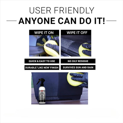 Hydroshine Car Interior Conditioner Interior Plastic Restore Wax Coat Exterior Cleaner Multifunctional Leather Care Maintenance