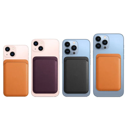 Magnetic Leather Wallet Case For iPhone 14 13 12 Card Holder For Magsafe for iPhone 15 Pro Max Magsafe Wallet Leather Compatible