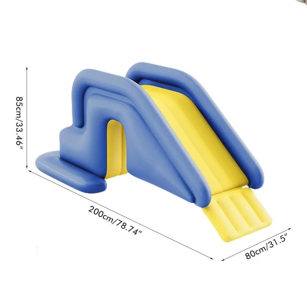 Inflatable Water Slide Compact Inflatable Climbing Wall Water Slide Park Outdoor Summer Fun for Kids Inflatable Slide