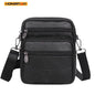 Homefish New Genuine Leather Crossbody Bag Vertical Trendy Multifunctional Shoulder Bag Briefcase Casual Travel Messenger Bag