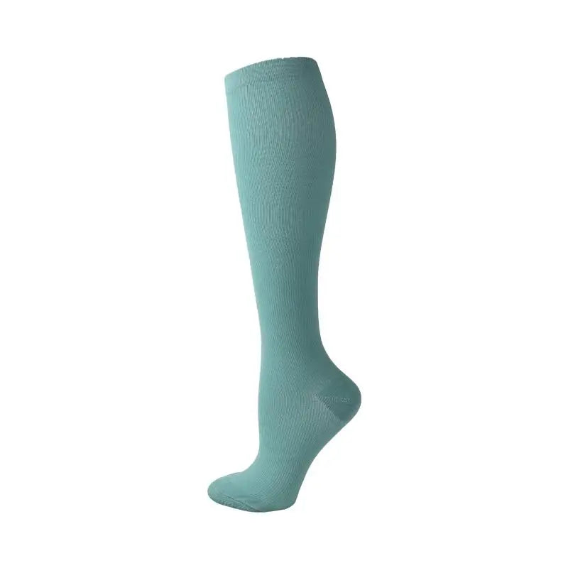 19 Styles Compression Stocking Blood Circulation Promotion Slimming Compression Socks Anti-Fatigue Comfortable Solid Color Socks