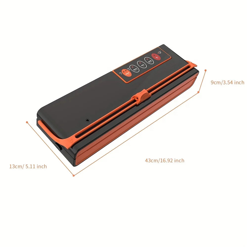 AGASHE Food Vacuum Sealer Machine, Degasser Vacuum Packer for Products with Cutter, Double Pump Air Packaging Machine for Kitche