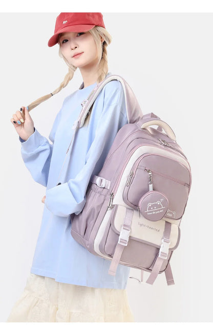 Waterproof Girls Backpacks Children School Bags for Teenagers Fashion Travel Backpacks Printing Child Schoolbags Satchel Mochila