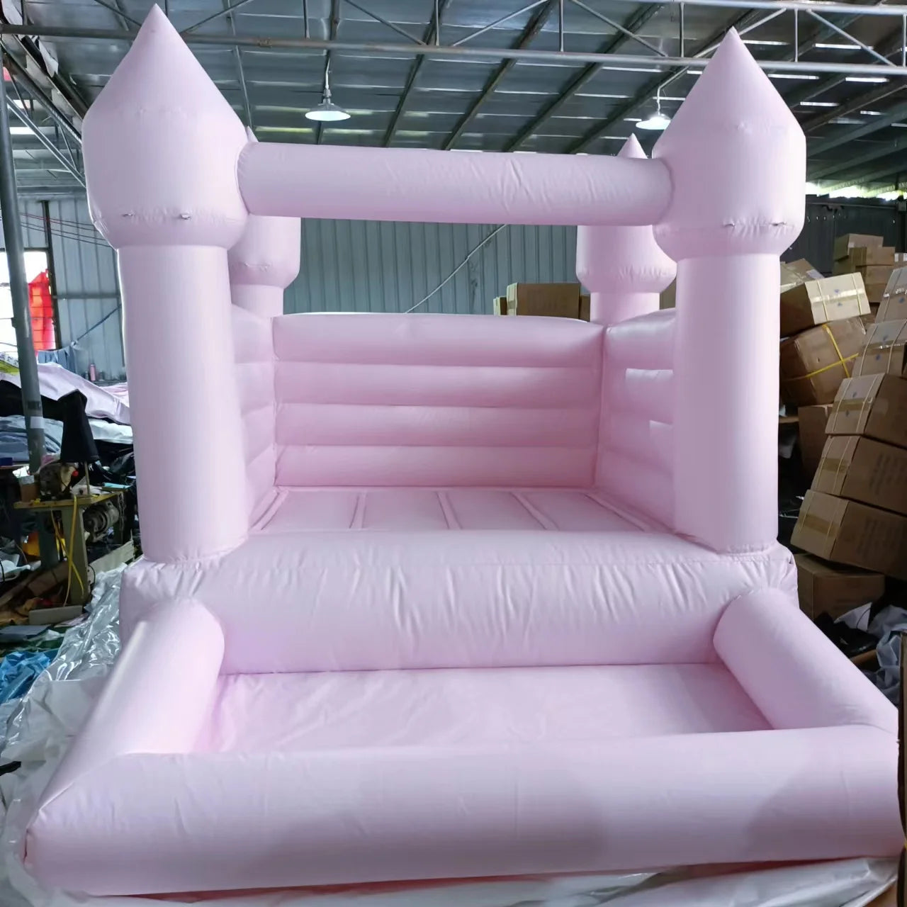 3x2.5M White Bouncer Wedding Birthday Event Jumping Mini Bounce House Commercial White Bounce House With Ball Pit Customized
