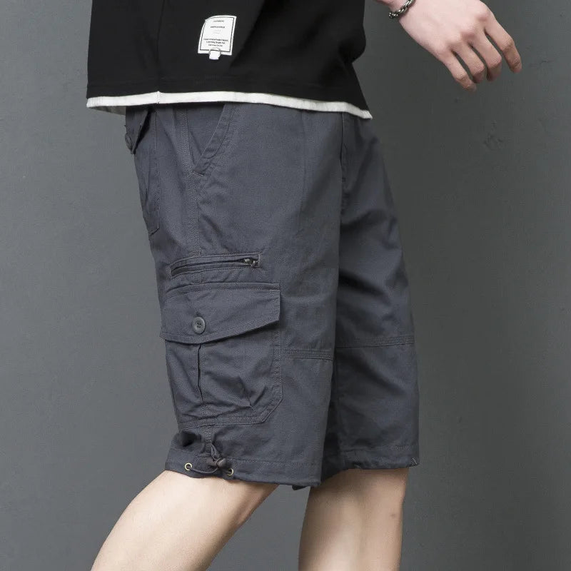 Men's Summer Military Camouflage Shorts Casual Cotton Camo Loose Cargo Shorts Male Bermuda Camuflada Plus Size 5XL
