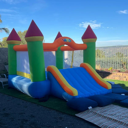 Inflatable Bounce House with Slide for Kids 5-12,12ft x 9ft x 8ft Bouncy Castle Jump House for Adult Toddlers Kids Party