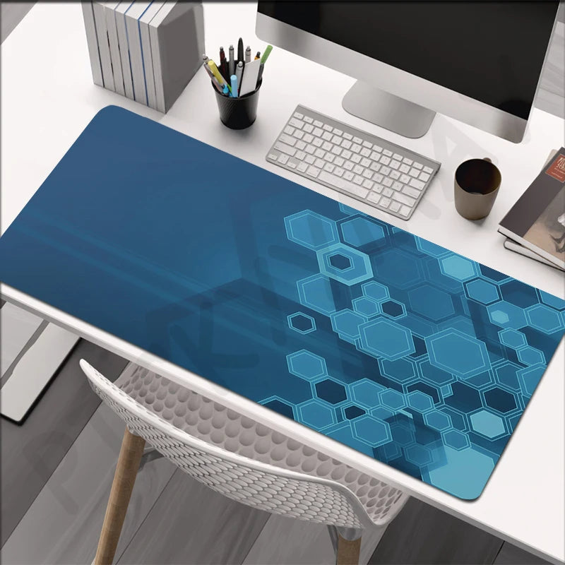 Large Gaming Mousepads Mouse Pad Computer Mousepad Geometric Mouse Mat 90x40cm Desk Pads For PC Keyboard Mats Table Rug