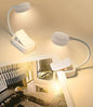 USB Reading Light, 3 Color Modes Adjustable Eye Protection LED Book Light for Bedside, Portable Office Study Night Lamp,