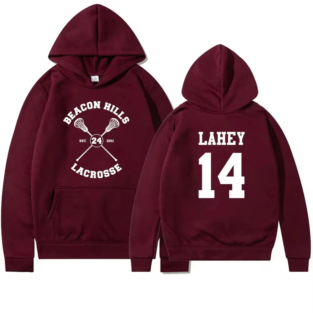 Autumn Teen Wolf Hoodie Beacon Hills Stilinski 24 Lahey McCall Men Womnen Fashion New Brand Design Pullover Men's Fleece Hoodies