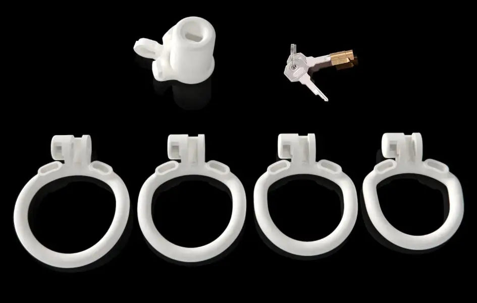 Munchkin Deep Throat Inverted Penetration Master Padlock Male Chastity Cage for Chastity Pros，penis tube micro cock cage