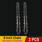 8 Inch Saw Bar 1/4"P Electric Saw 45 knots 22 knives Electric Chain Saw Guide Replacement Mini Steel Chainsaw Chains Garden Tool