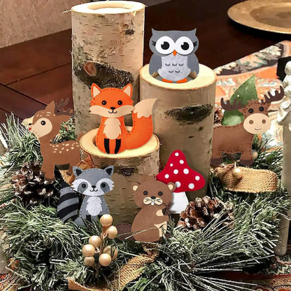 Sewing Kit for Kids Woodland Animals Craft Kit Kids DIY Crafting and Sewing Set for Class Educational Sewing Gifts Birthday