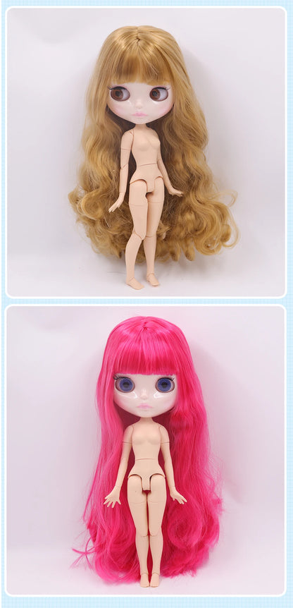 ICY DBS Blyth Doll 1/6 Joint Body 30CM BJD toys Natural shiny face with extra hands AB DIY Fashion Dolls girl gift